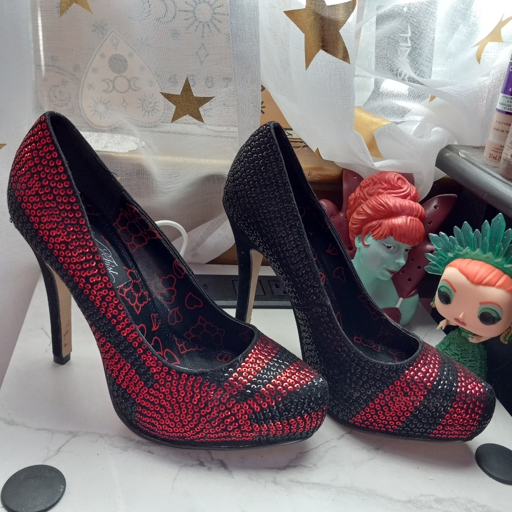 Nwt discontinued sparkly stoned heels! Y2k! Rare! Sold - Picture 1 of 8